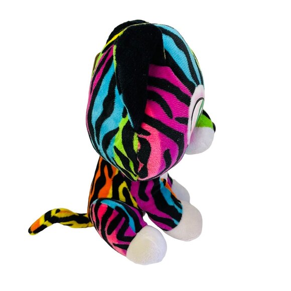 Ideal Toys Direct Rainbow Zebra Plush Stuffed Animal Polyester Fibers Ages 3 and - Picture 4 of 8
